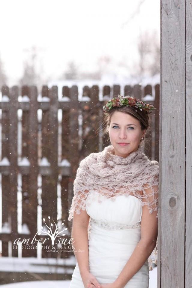 ivory bridal shawl