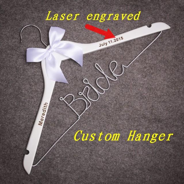 Wedding Hanger, Groom Wedding Hanger, Bridal Hanger, Wedding Date