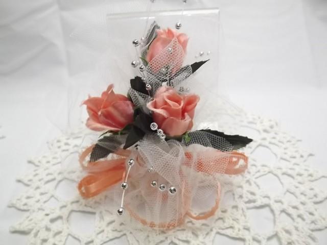 silk rose wrist corsage