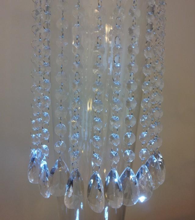 50 HANGING CRYSTALS 14 Inch Long Crystal Garlands With Elegant