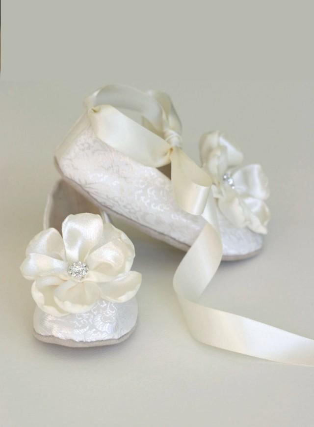 silver flower girl shoes