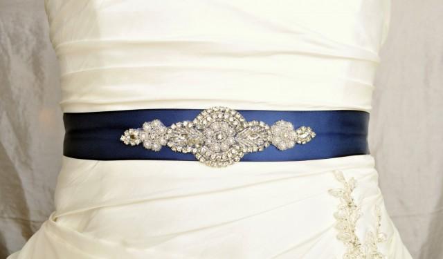 navy sash for dress