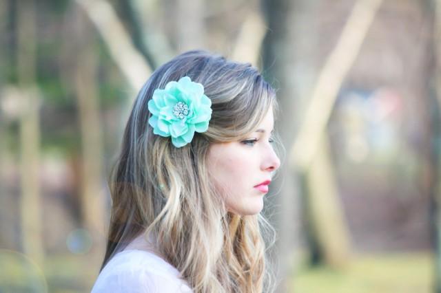 Blue Seafoam Green Hair Accessories to Complete Your Look - wide 7