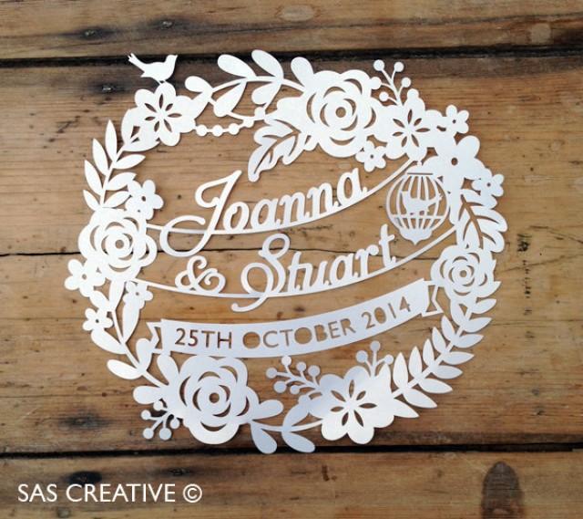 50 Off Sale Silhouette Cameo Svg Wedding Day Wedding Anniversary Papercutting Template Design From Samantha S Papercuts 2442079 Weddbook