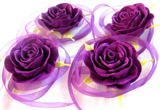 Purpl Rose Corsage Prom Flowers Baby Shower Corsage Bridal Corsage Cuff Bracelet Wrist Corsage Flower Girl Bracelet Purple Wedding Flowers 2442654 Weddbook