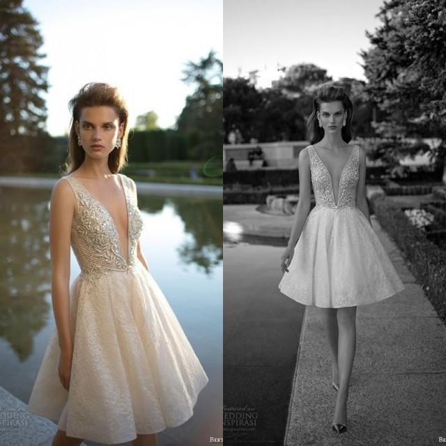 berta bridal short dress