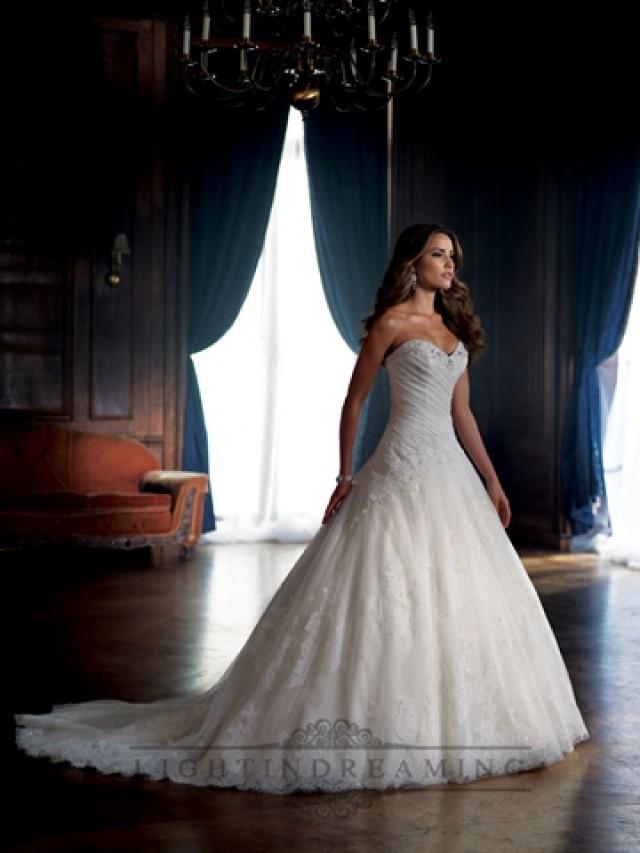 strapless-sweetheart-ball-gown-wedding-dress-with-draped-bodice-and