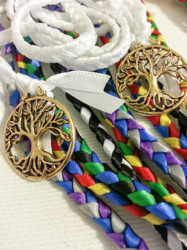 6 Cord Handfasting Cord Set Handbinding Celtic Tree Of Life Divinity Braid Wedding Vow Ceremony Tying The Knot 2444848 Weddbook