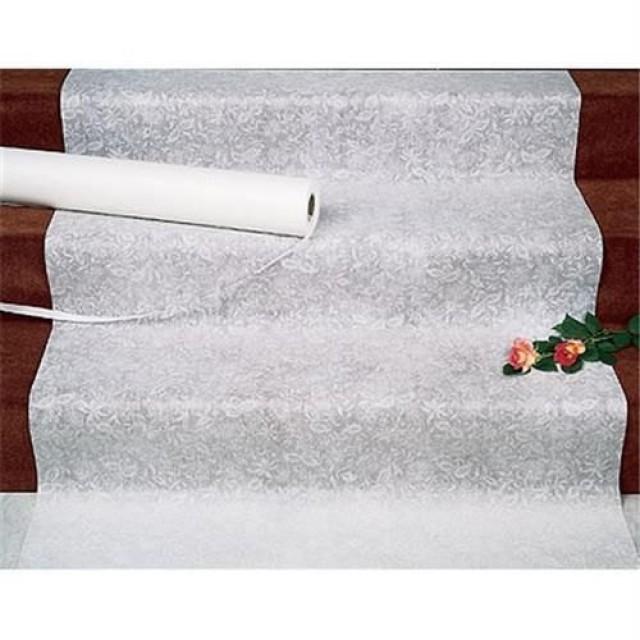 SALE! Wedding Lace Fabric Aisle Runner With Non Slip Adhesive, Wedding