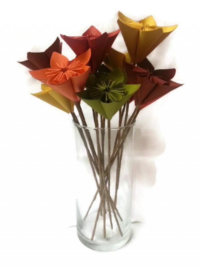 Bouquet The Harvest Fall Autumn Table Decor Gift Origami