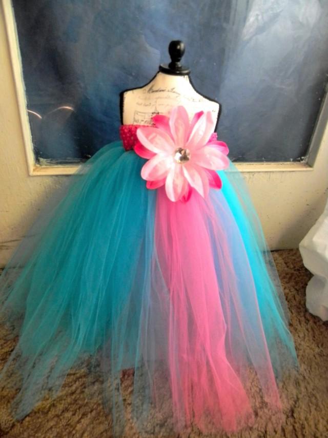 turquoise tutu dress