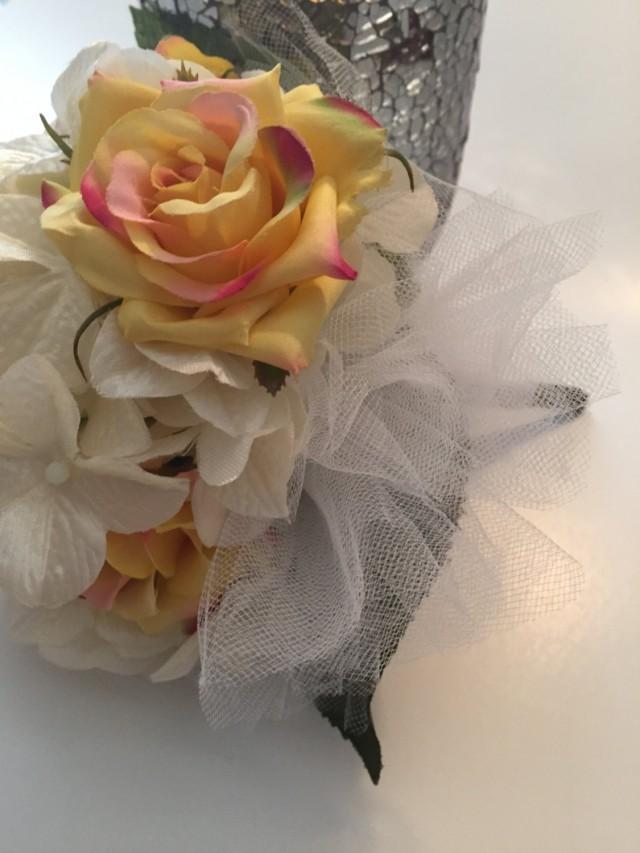 Bride's Toss Away Bouquet, Yellow Throw Away Bouquet, Wedding 2447212 Weddbook