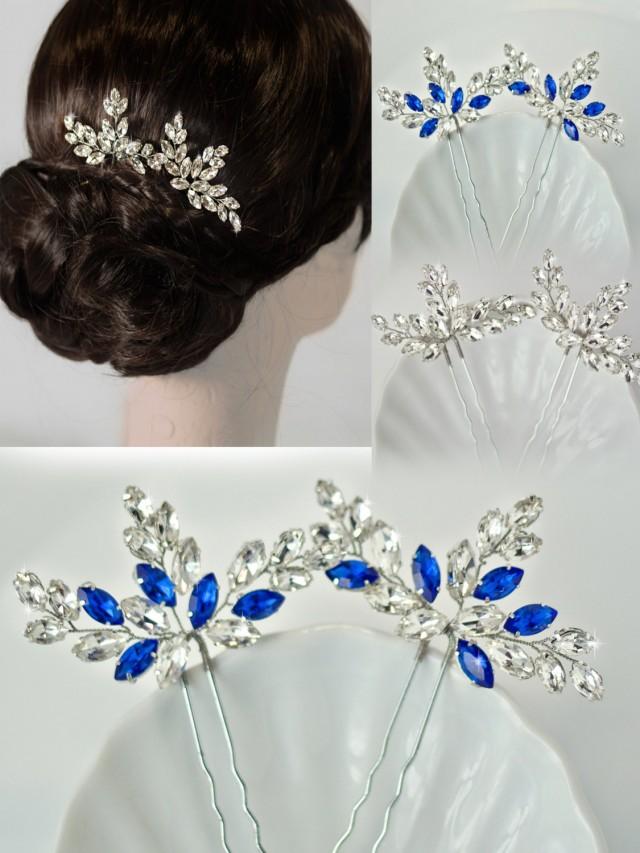 Rhinestone Hair Pins, Crystal Hair Pins, Bridal Hair Pins, Bridal Bobby Pins, Wedding Hair Pins