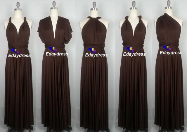 infinity dress brown