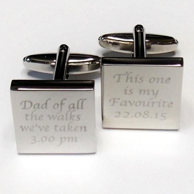 father of the bride cufflinks of all the walks