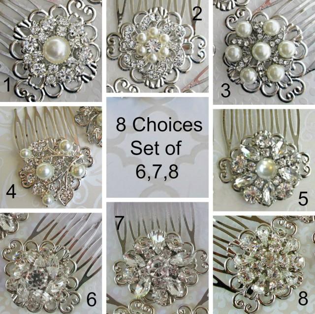 Bruidsaccessoires Kleding En Accessoires Set Of 2 Wedding Hair