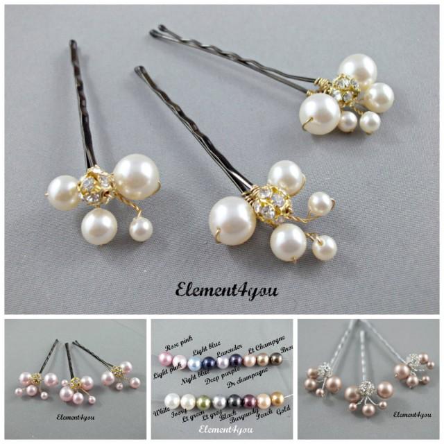 Bridal Hair Pins Wedding Accessory Bridal Party Gift Bridesmaid