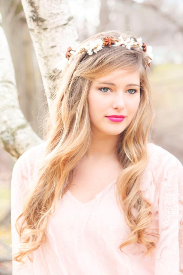 Wedding Accessories, Bridal Headband, Bridal Hair Flower, Rustic