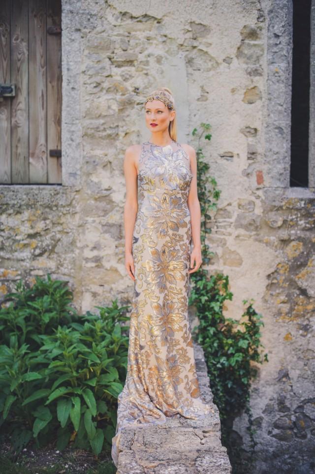 Strikingly Beautiful Gold And Silver Wedding Dress #2458691 - Weddbook