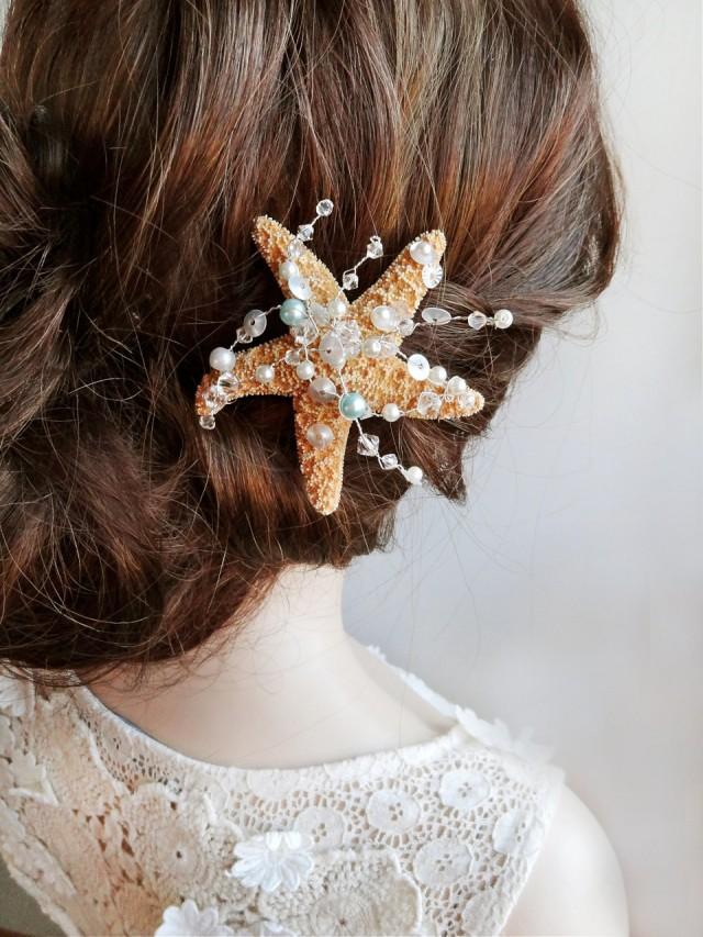 Starfish Hair Clip Starfish Hair Pin Ocean Jewelry Beach