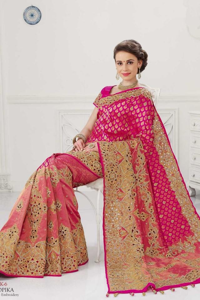 Pink Pure Silk Zari Weaved Marvellous Saree With Gold Border 2459176