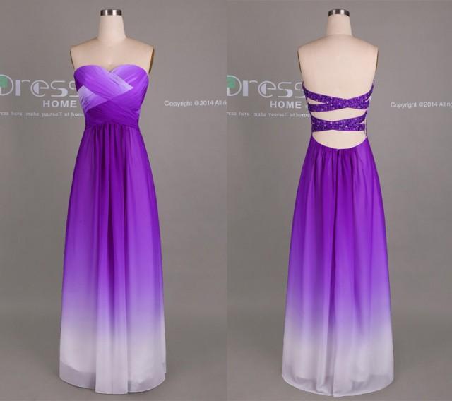 purple and white bridesmaid dresses