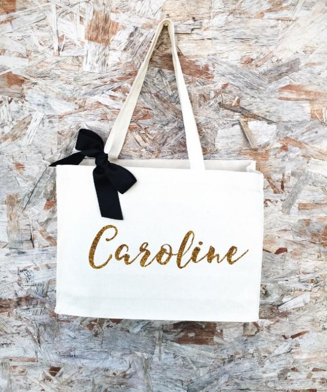 Bride Team,I Bridesmaid Bag, Custom Tote Bag, Canvas Tote Bag