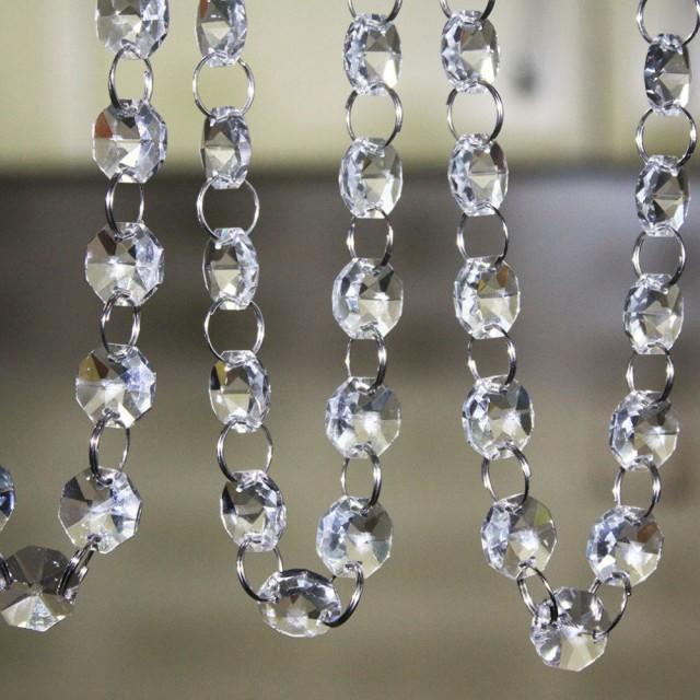 10 Ft Glass Crystal Garland Diamond Clear Chandelier Hanging 10 Ft Glass Crystal Garland Diamond Clear Chandelier Hanging Wedding Decoration Wishing Tree Centerpiece Manzanita 2462391 Weddbook