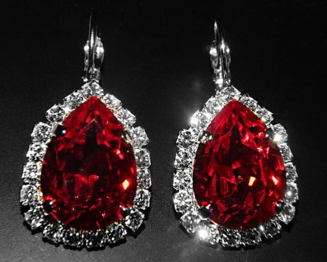 large sparkly earrings