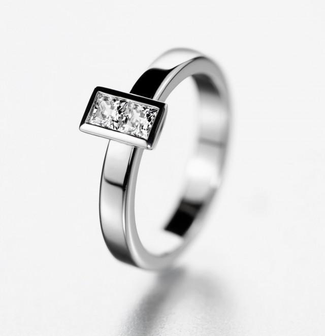 simple modern wedding rings