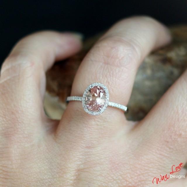 padparadscha engagement rings