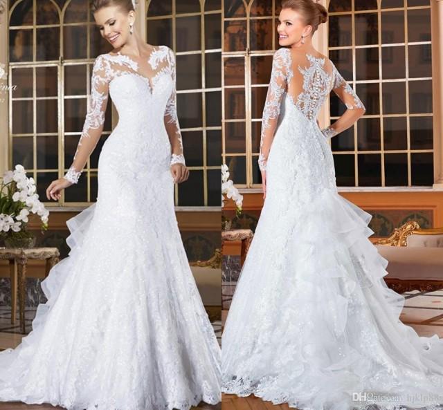 bling mermaid wedding dresses