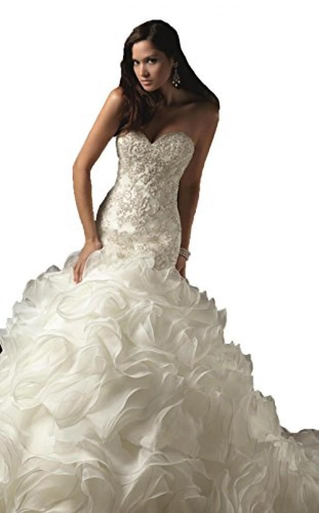 Strapless Crystal Mermaid Wedding Dress #2464184 - Weddbook