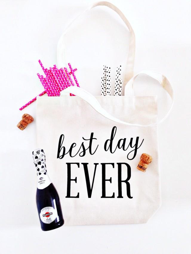 best day ever tote bag