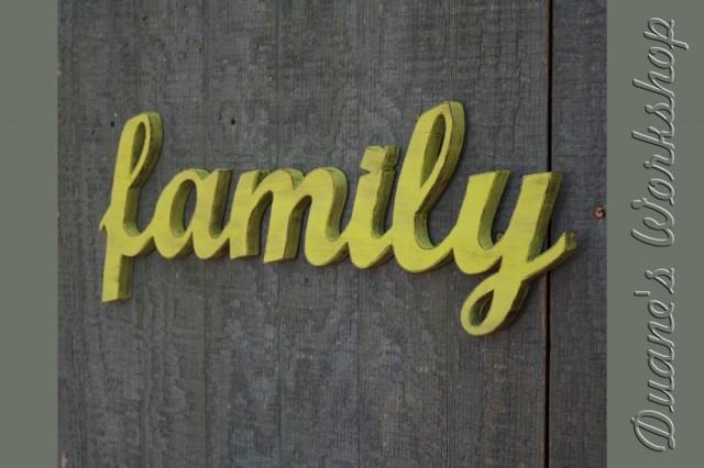 Family Sign Diy Wedding Decoration Wall Hanging Cottage Wooden