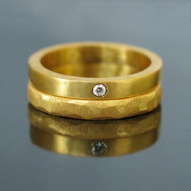 wedding gold rings for men and women