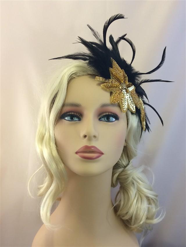 The Great Gatsby Headpiece, Gatsby Headband, 1920s Flapper Headband