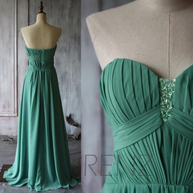 sea green formal dress