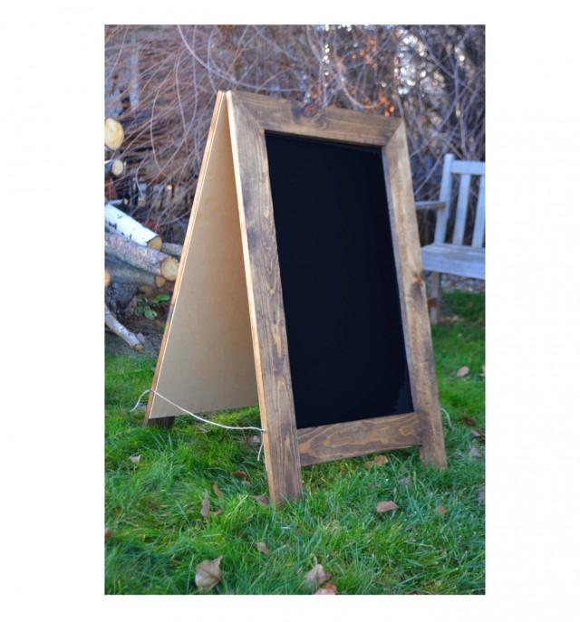 Rustic Sandwich Chalkboard 40x24 A Frame Rustic Sandwich Chalkboard 40x24 A Frame Easel Wedding Sign Large Bar Reception 2474375