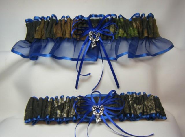 NEW Gorgeous Mossy Oak Lavender White Wedding Garter Prom Camo Camouflage 