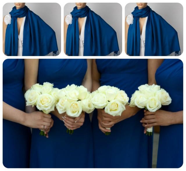 shawl for blue dress