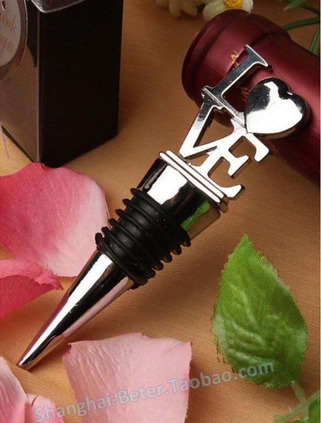 LOVE Chrome Bottle Stopper Wedding Bomboniere WJ069 Gifts 2478303 Weddbook