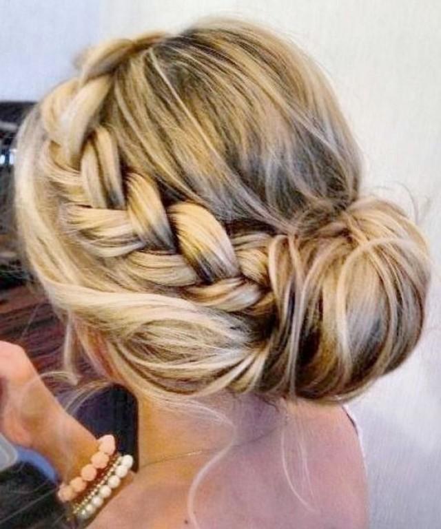 Hair 20 Pretty Braided Updo Hairstyles 2478633 Weddbook