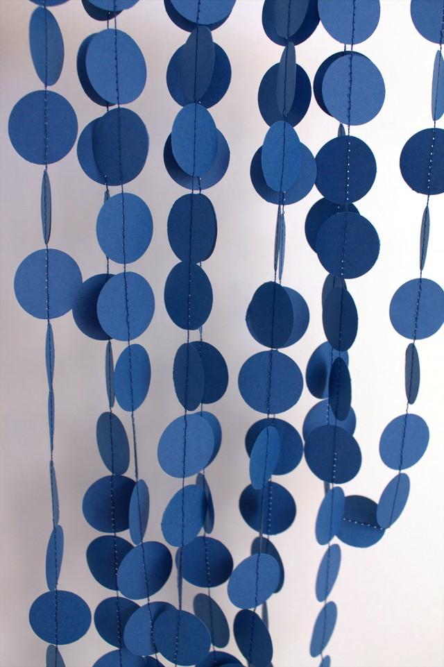 Navy Blue Garland,Wedding Decor, Wedding Garland, Bridal Shower Decor