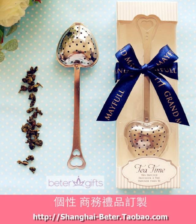 Bridal Shower Favors WJ035/C TeaTime Heart Tea Infuser Favor, Ladies