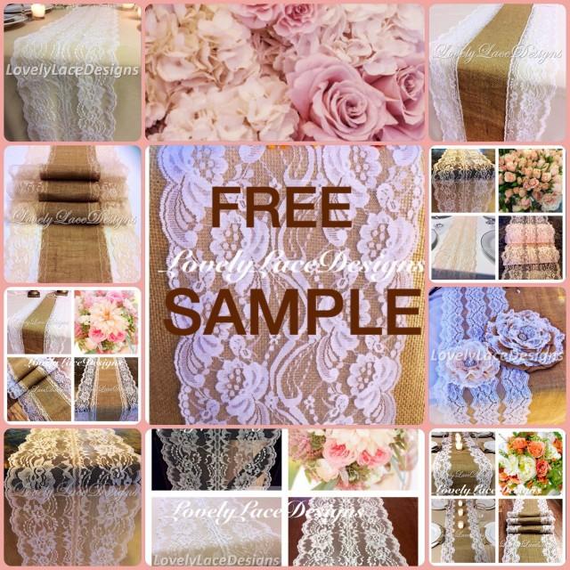 Free Lace Sample Lovelylacedesigns Wedding Table Runners