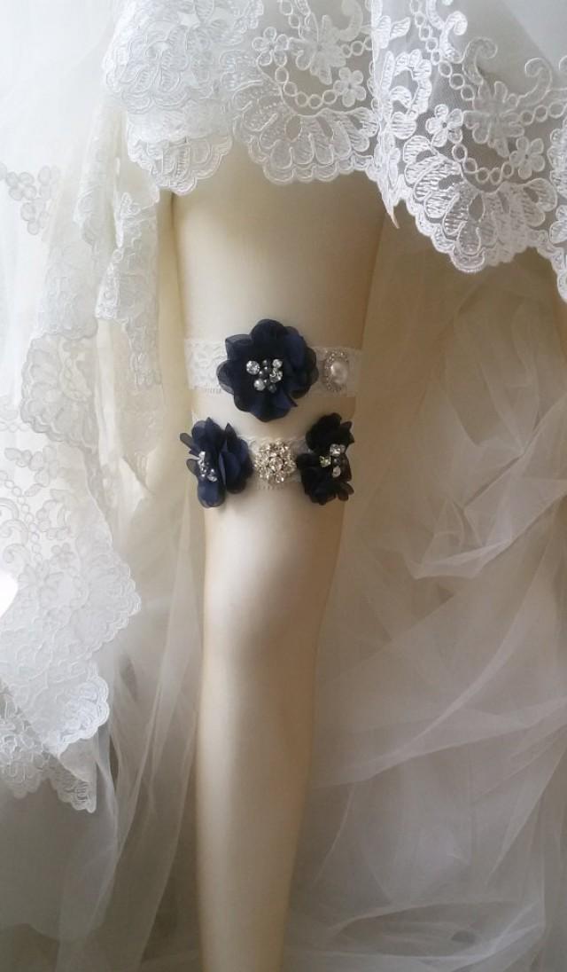 Wedding Garter Wedding Leg Garter Wedding Bridal Accessoary Dark