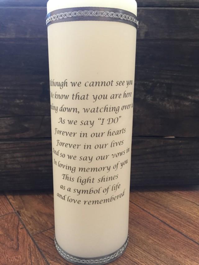 mother remembrance candle