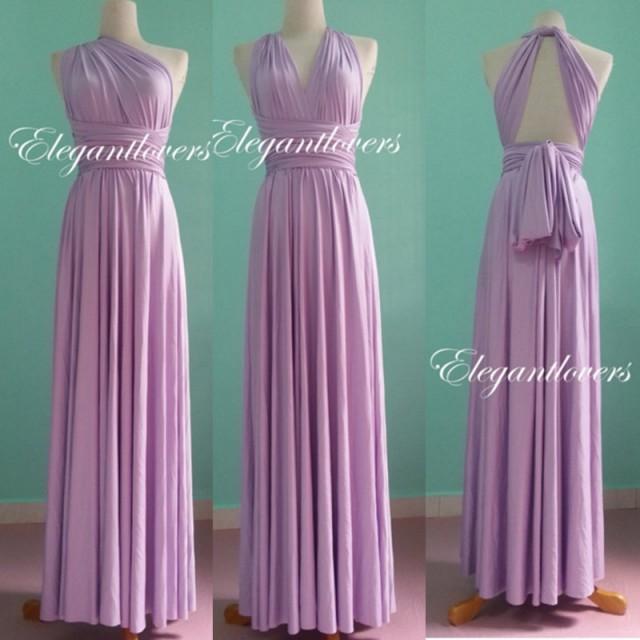 Bridesmaid Dress Dark Purple Wedding Infinity Wrap Convertible