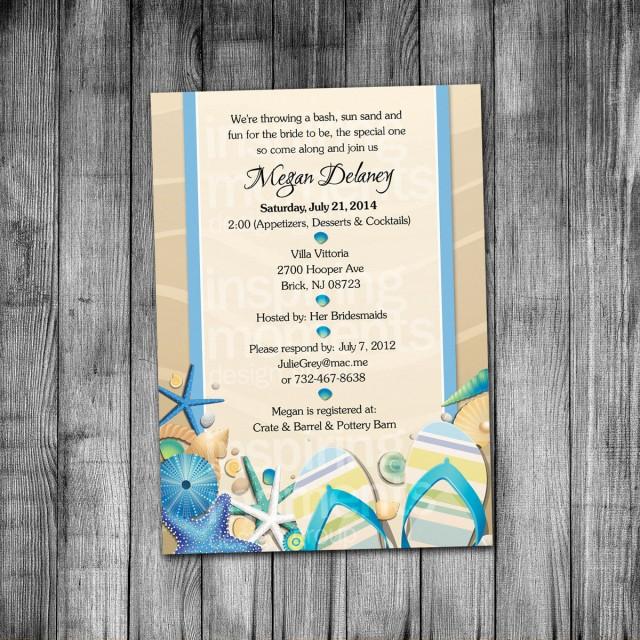 Invitation Beach Bridal Shower Invitation 2488299 Weddbook